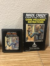Maze Craze Atari 2600 Game Cartridge And Manual! 1978 CX2635. Tested - £8.93 GBP