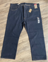 Levi&#39;s 501 Original Fit Jeans Straight Dark Button Fly Big &amp; Tall 44x29 Levis - $28.86