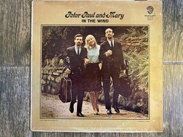 Peter Paul And Mary In The Wind discografico LP musicale - $4.53