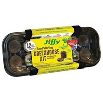 Jiffy 12-Peat Pellet Windowsill Greenhouse Seed Starter Grow Kit Jiffy J... - $10.49