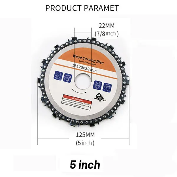 4/4.5/5 inch  Carving Disc Chain Grinder Carving for Use With 4&quot; 4.5&quot; 5&quot;... - $5,313.88 MXN