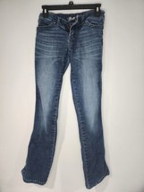 Wrangler Jeans Womens 25 X 32 Blue Rock Bootcut Jeans Low rise Dark Pink... - £15.48 GBP