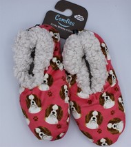 Comfies Slippers - Dog - King Charles Cavalier - One Size - Pink - $19.06