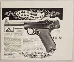 1966 Print Ad Erma-Werke .22 Long Rifle Pistol L.A. Distributor Brooklyn,NY - $9.88