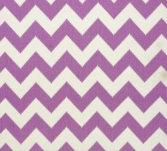 Kravet Limitless Orchid Purple Chevron Linen Multipurpose Fabric By Yard 54&quot;W - £21.57 GBP
