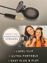 New! Prime Connect Clip-On Microphone Perfect For Podcasts &amp; Streams Lap... - $241.76 MXN