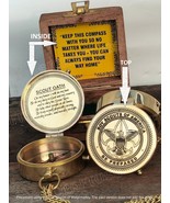 Boy Scout Of America(B.S.A) Brass Compass - Boy Scout Oath Compass With ... - £17.98 GBP
