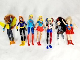 7 Total DC Comics Super Hero Girl  Mattel Action Figures 3 from McDonald&#39;s - £11.93 GBP