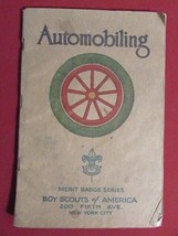 Boy Scouts Merit Badge Series 1925 Automobiling 62 Page Pamphlet Handbook *Rare* - £19.54 GBP