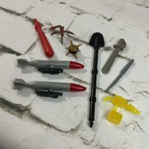 Action Figure Weapons And Accessories Lot Of 9 Pieces Missile Torpedo Sh... - $13.86