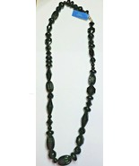 Simply Vera Vera Wang Black Beaded Necklace 35 Inches Statement Necklace... - £13.98 GBP