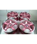 New DDR 18x8 Fuzion 5x100/114.3 Pink Polished Lip 18" Wheels Rims (Set o... - $839.00