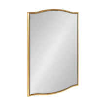 Kate and Laurel Sedelle Rectangle Gold Wall Mirror - £117.68 GBP
