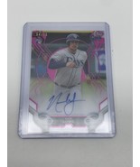 2019 Topps High Tek  Auto Pink 64/75 Nate Lowe #HTA-NL Rookie Auto RC - ... - $13.85