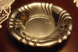 Mussbach Chrome SILVERPLATE round bowl made in Germany  - $29.69