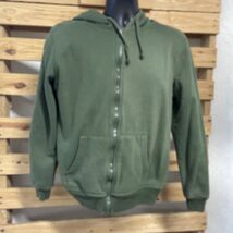 Vtg Open Trails Hoodie Zip Up Thermal Lined Sweatshirt Men's Size Large ... - $19.80