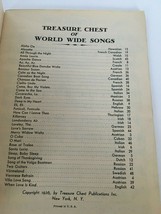 Treasure Chest of Worldwide Songs Book Piano Music 1936 Vintage 1930s Lyrics  - £3.92 GBP