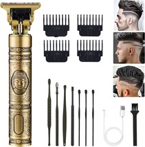 Hair Clippers For Men, Professional Hair Trimmer T Blade Trimmer Zero, Gold - $28.99