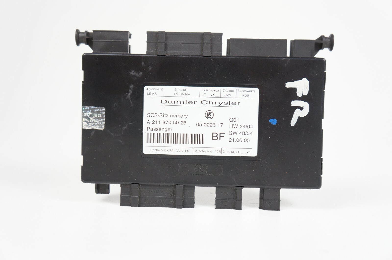 03-2010 mercedes w164 w211 w219 w251 front right seat control module com... - $74.87
