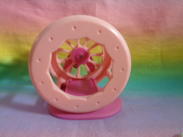 Littlest Pet Shop Hamster Wheel Loving Playhouse Pink Plastic Replacement Part - £3.90 GBP