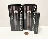 2 Mac Stack Mascara Super stack Mega Brush Black 0.07 oz / 2.1ml travel ... - $12.90