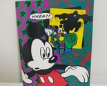 Vintage Disney Mickey Mouse Phantom Blot 2 Pocket Portfolio 90s Mead 33094 - $6.92