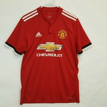 Adidas Mens Manchester United Soccer Jersey Climacool Medium BS1214 MUFC Red M - £22.62 GBP