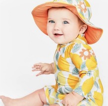 Carter&#39;s Just One You® Baby Girls&#39; Lemon Print Long Sleeve One Piece 3 M - £5.75 GBP