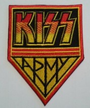 KISS Army~Rock &amp; Roll~Embroidered Patch~3 7/8&quot; x 2 7/8&quot;~Iron or Sew~Ship... - £3.86 GBP