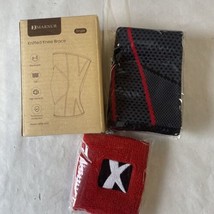 Marnur Knitted Knee Brace Size Medium Soft Breatheable High Elasticity R... - $14.60
