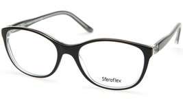 New Sferoflex 1548 C562 Black Eyeglasses Glasses Frame 52-17-145mm - £34.59 GBP