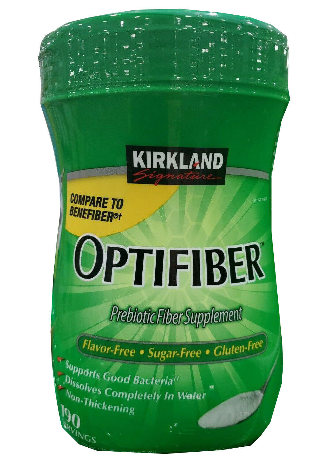 Optibiber Kirkland Signature OPTIFIBER Natural Prebiotic Fiber 26.8oz 190 ...