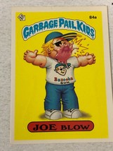 Joe Blow Garbage Pail Kids Trading Card 1986 GPK Sticker - $2.48