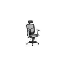 Lorell High Back Chair- Mesh- 20-.88in.x23-.25in.x34-.38x42-.88in.- Black - £445.19 GBP