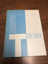 Mississippi College Yearbook The Tribesman 1961 Original vintage Clinton HC - £37.99 GBP