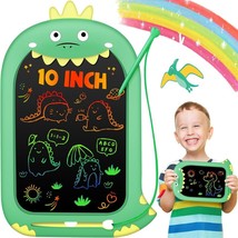 Toddler Toys Age 1-2,10IN Drawing Tablet Doodle Board LCD Writing Tablet (Green) - £10.64 GBP