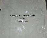 1988 Lincoln Town Car Electrical Wiring Diagrams Manual EWD OEM Fold Out - $10.00