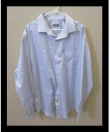 Van Heusen Men&#39;s White &amp; Blue Print Dress Shirt Size 2XL 18-18-1/2 36/37... - €18,75 EUR
