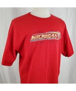 Michigan International Speedway T-Shirt Adult XL Red Two Sided Racing NA... - £13.27 GBP