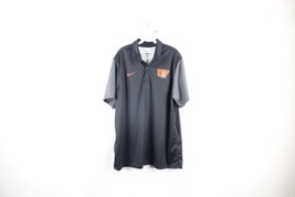 Nike Mens XL Team Issued University of Findlay Football Golf Polo Shirt Black - £34.84 GBP