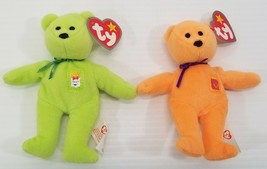AG) Lot of 2 TY Teenie Beanie Babies McDonalds Happy Meal and Fries Bear... - €5,07 EUR