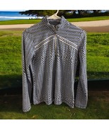 Tail White Label Women’s XS 1/4 Zip Long Sleeve Shirt Blue Black Chevron... - €18,81 EUR