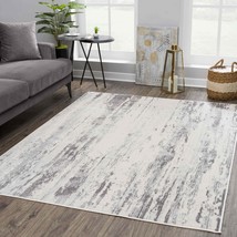 Size: 2&#39; x 3&#39; Rectangle - Tigrima Ivory &amp; Gray 2320 Area Rug - $750.51 MXN