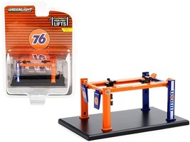 Adjustable Four-Post Lift &quot;Union 76&quot; Orange and Blue &quot;Four-Post Lifts&quot; S... - $34.49