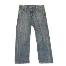 Levi&#39;s 569 Loose Fit Straight Leg Denim Blue Jeans Mens Size 38X34 - £19.14 GBP