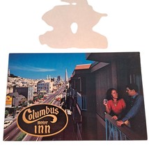 Postcard Columbus Motor Inn San Francisco Fisherman&#39;s Wharf Chrome Unposted - £6.79 GBP