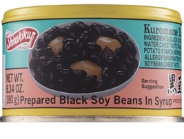 Shirakiku Prepared Black Soy Beans In Syrup 6.34 Oz (Pack Of 8) - $98.99