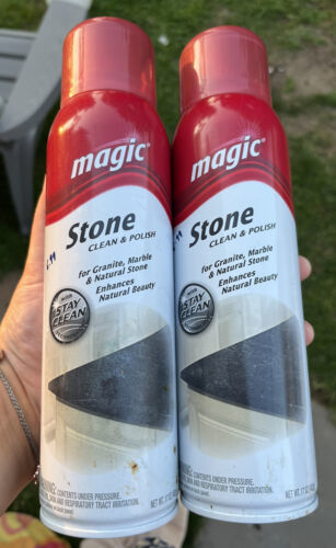 Magic Stone Clean and Polish LOT OF 2 Original Label - $34.65