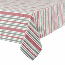 Bee &amp; Willow™ Holiday Stripe 60x120-Inch 60x144-Inch Rectangular Tablecloth - £17.20 GBP+