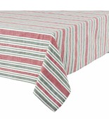 Bee &amp; Willow™ Holiday Stripe 60x120-Inch 60x144-Inch Rectangular Tablecloth - £17.11 GBP+